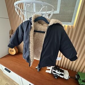 Bonpoint Midnight Blue Jacket with Soft Lining And reversible